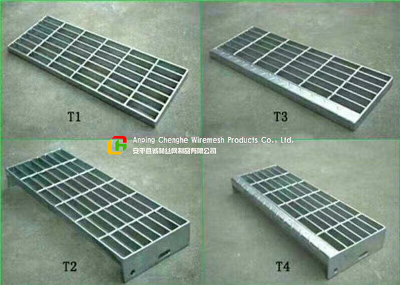 30 X 3 Steel Stair Treads Grating Material Saving Easy Lifting Good Ventilation